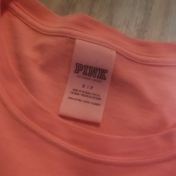 PINK VS Long Sleeve Tee - SZ S - Picture 2 of 6